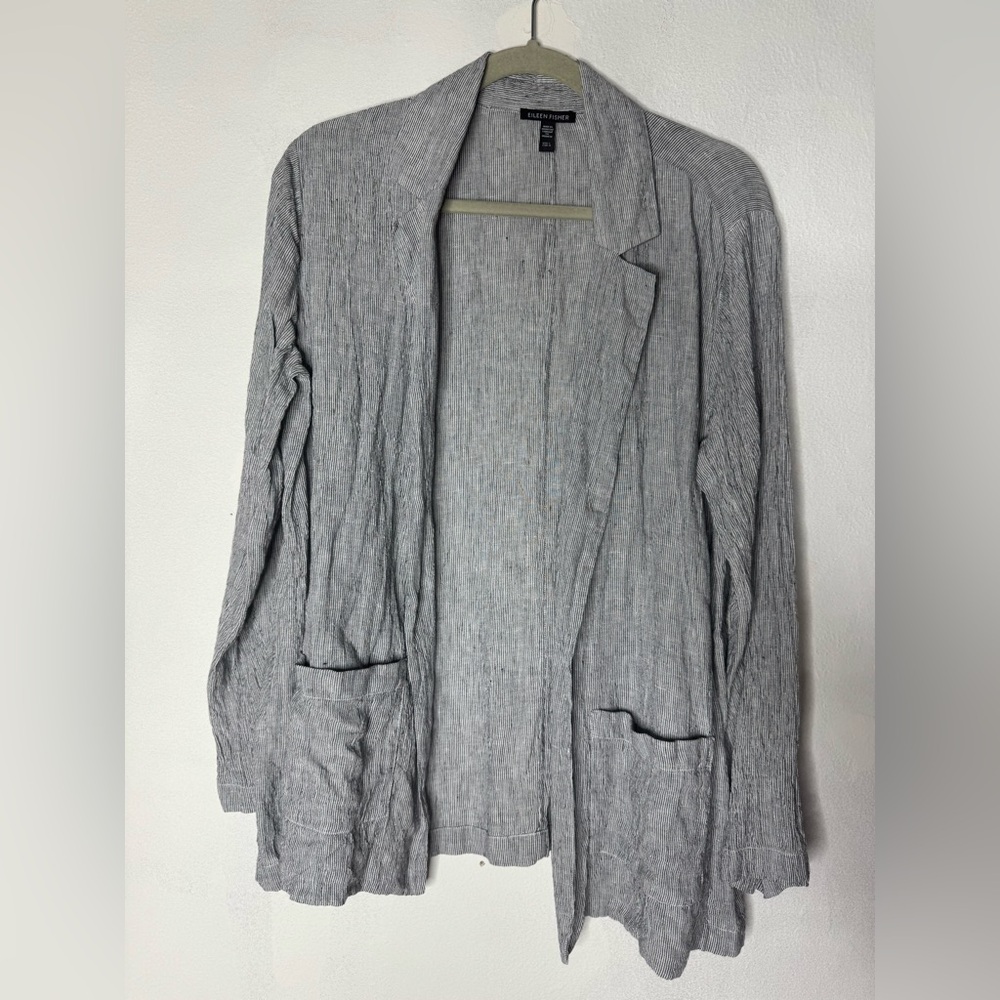 Eileen fisher lightweight blazer large